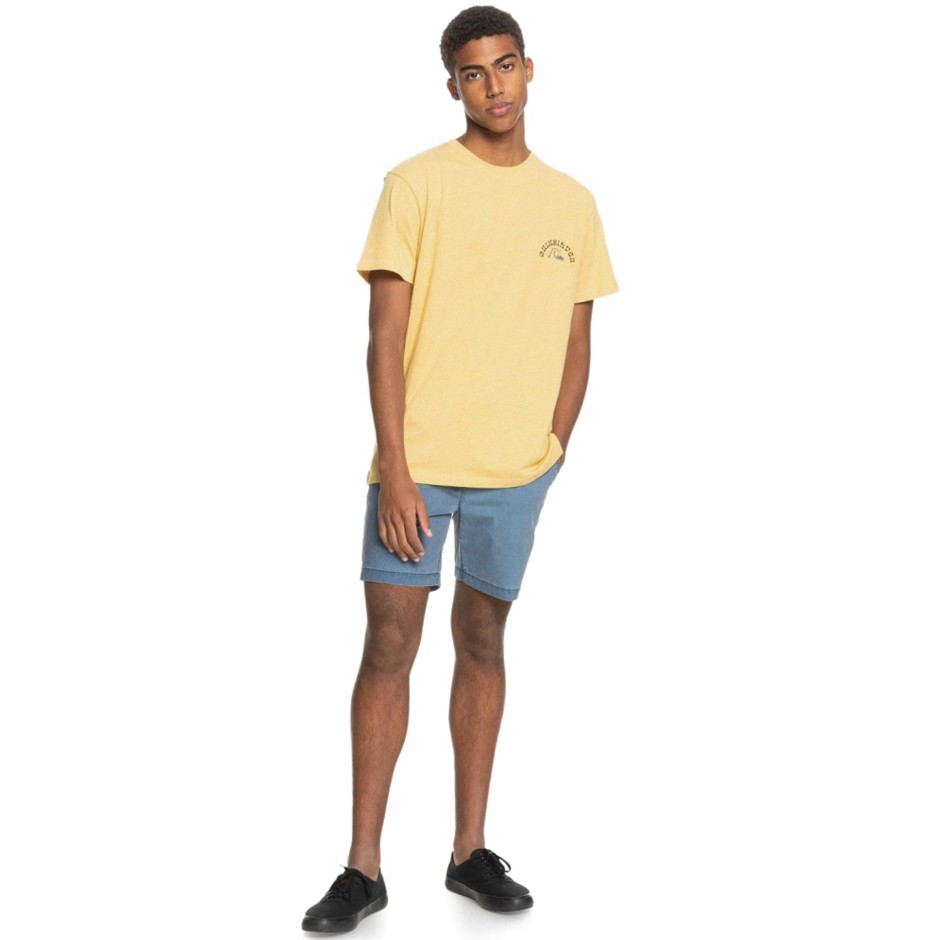 QUIKSILVER FOREIGN TIDES SS EQYZT06362-YHPH Yellow