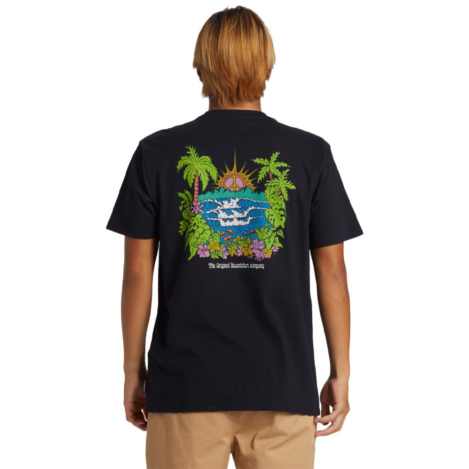 QUIKSILVER ISLAND SUNRISE MOE AQYZT09543-KVJ0 Black
