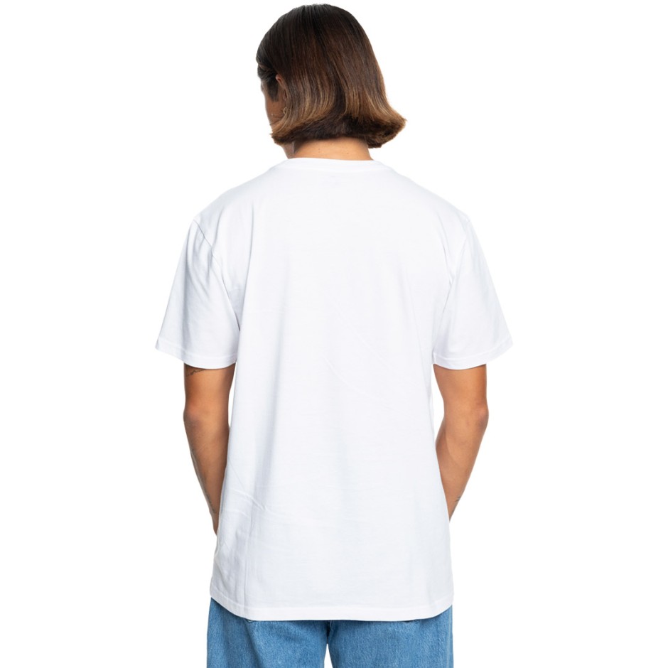 QUIKSILVER QS OUTLINE MOUNTAINS SS EQYZT07897-WBB0 White