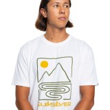 QUIKSILVER QS OUTLINE MOUNTAINS SS EQYZT07897-WBB0 White Image 1