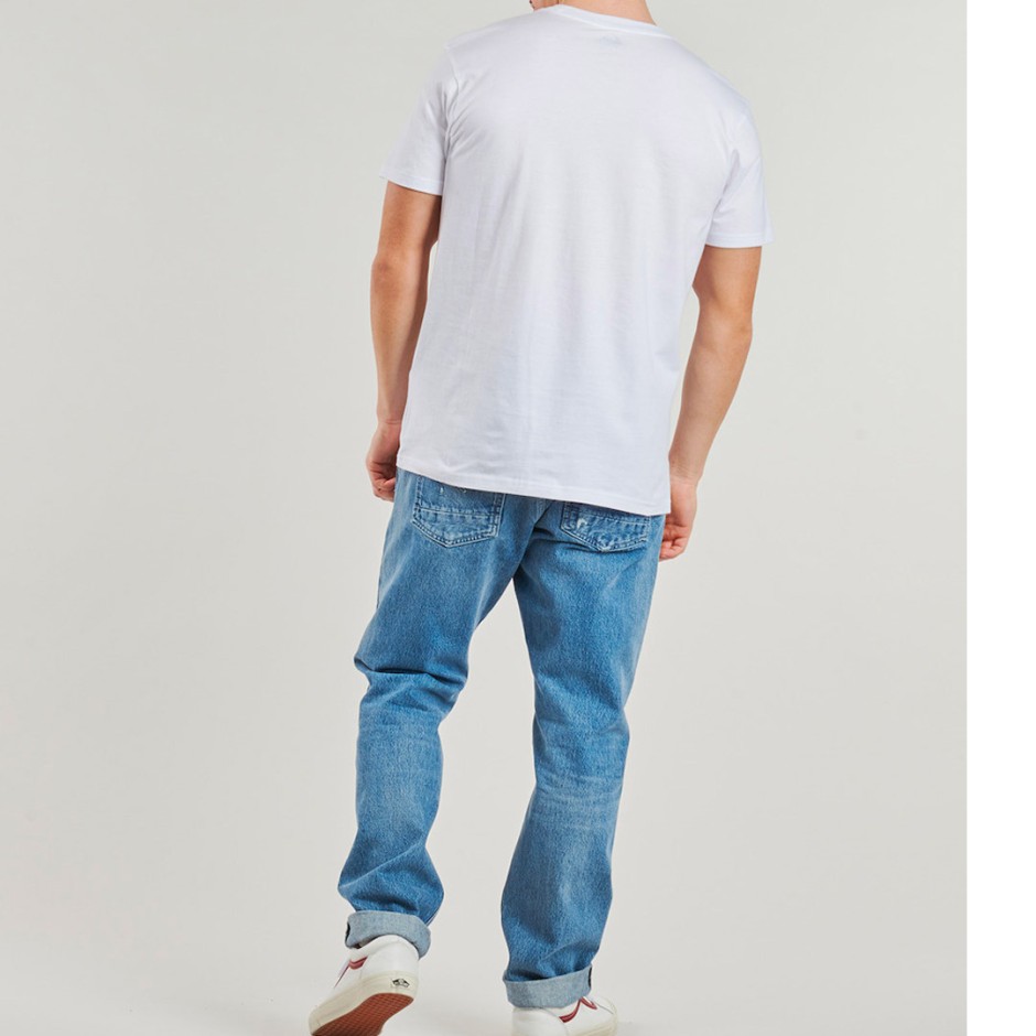 Ανδρική Κοντομάνικη Μπλούζα Λευκή - Quiksilver Sun Faded