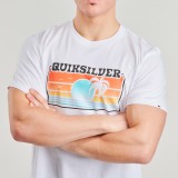 Ανδρική Κοντομάνικη Μπλούζα Λευκή - Quiksilver Sun Faded Εικόνα 1