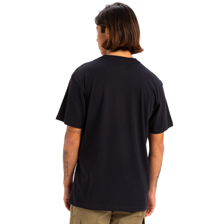 QUIKSILVER TYPED OUT SS EQYZT08064-KVJ0 Black