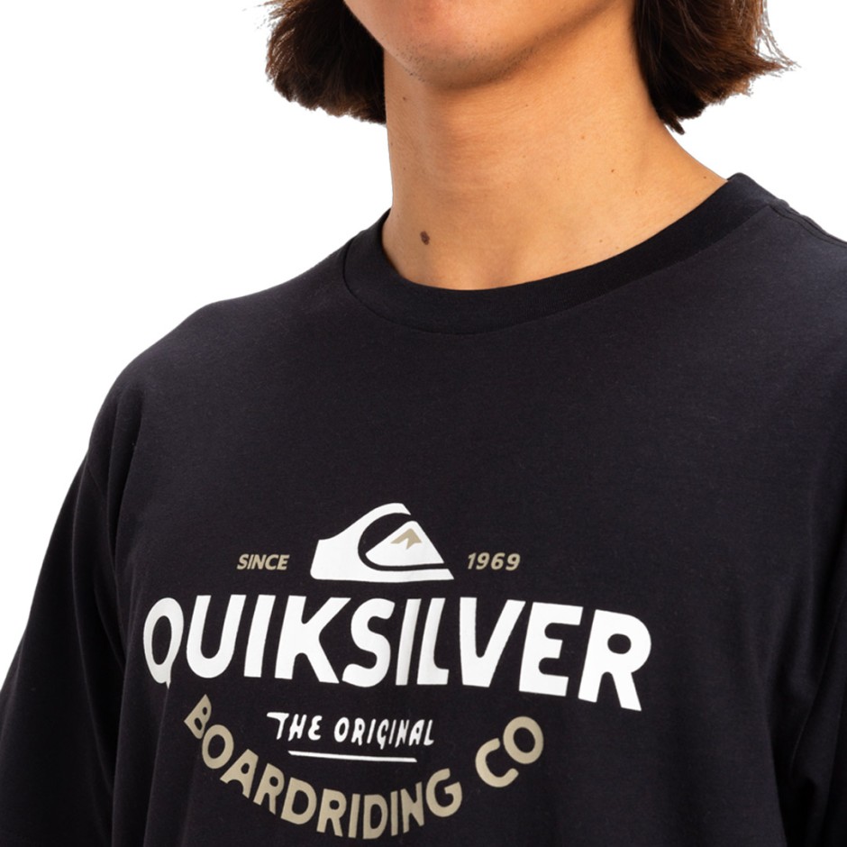 QUIKSILVER TYPED OUT SS EQYZT08064-KVJ0 Black