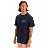 Ανδρική Κοντομάνικη Μπλούζα Μπλε - Quiksilver Window Pane Εικόνα 1