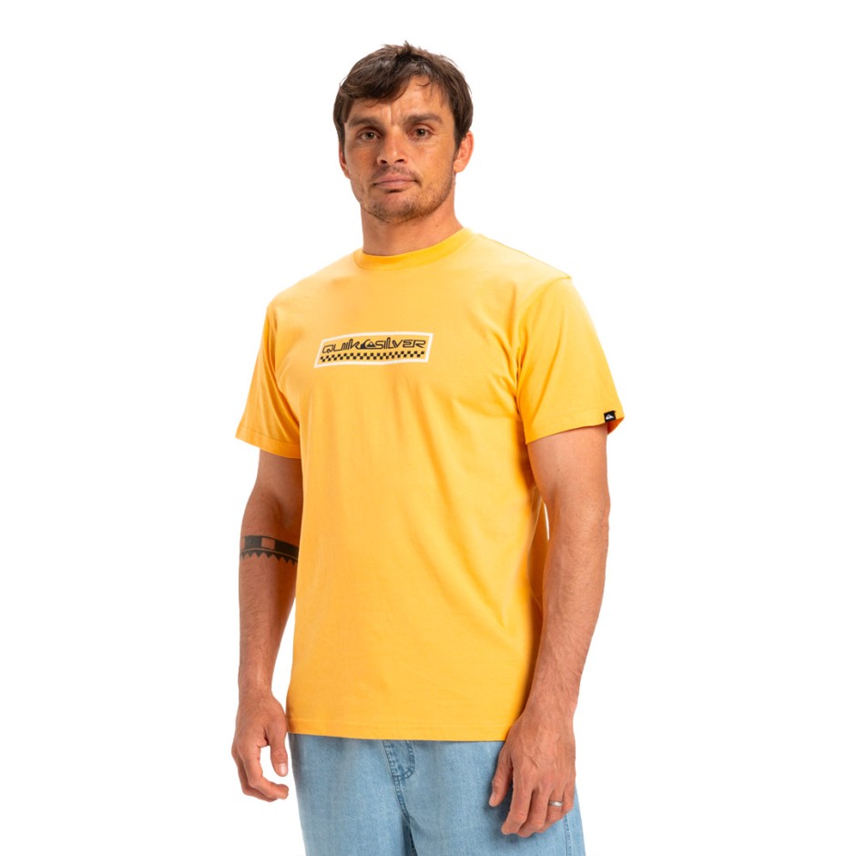 Ανδρική Κοντομάνικη Μπλούζα Κίτρινη - Quiksilver Ev Sun Dagger