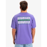 Ανδρική Κοντομάνικη Μπλούζα Μωβ - Quiksilver World Force Εικόνα 0