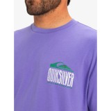 Ανδρική Κοντομάνικη Μπλούζα Μωβ - Quiksilver World Force Εικόνα 1