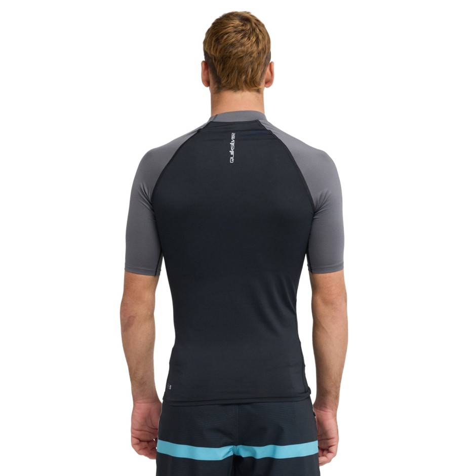 Ανδρική Αντηλιακή Μπλούζα Μαύρη - Quiksilver Everyday UPF50 Surf