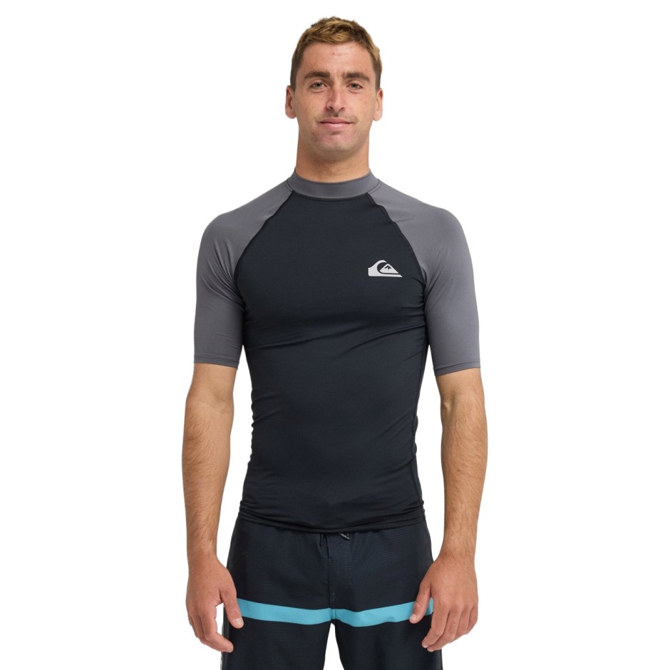 Ανδρική Αντηλιακή Μπλούζα Μαύρη - Quiksilver Everyday UPF50 Surf