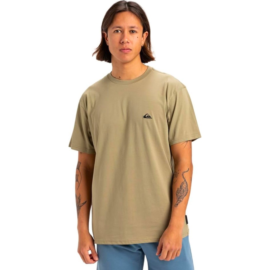 QUIKSILVER BASIC SS TEE YOUNG MEN EQYZT07711-TMZ0 Κhaki