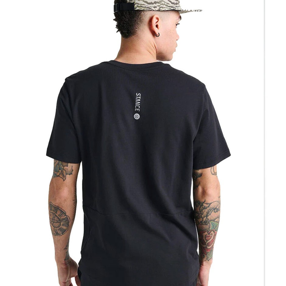 Ανδρική Κοντομάνικη Μπλούζα Μαύρη - Stance Fragment Performance