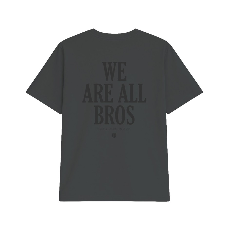 Men's T-Shirt Coal - Antetokounbros All Bros Stonewashed
