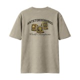 Ανδρική Κοντομάνικη Μπλούζα Μπεζ - Antetokounbros Rings Εικόνα 0