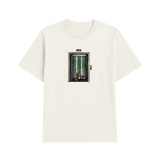 Men's T-Shirt Ecru - Antetokounbros Elevator Image 