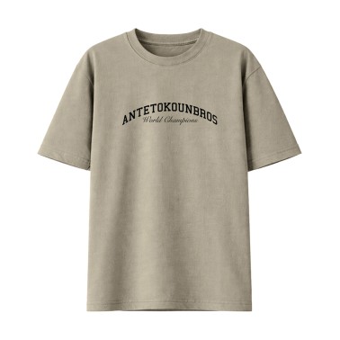 Men's T-Shirt Beige - Antetokounbros Rings