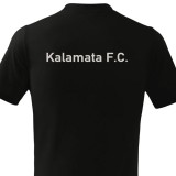 Ανδρική Κοντομάνικη Μπλούζα Μαύρη - Kalamata FC Εικόνα 2