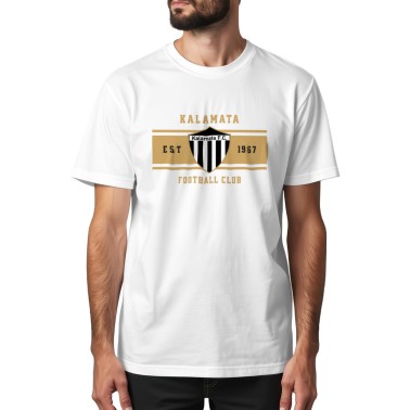 Ανδρική Κοντομάνικη Μπλούζα Λευκή - Kalamata FC