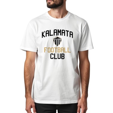 Ανδρική Κοντομάνικη Μπλούζα Λευκή - Kalamata FC