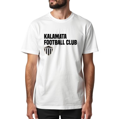 Ανδρική Κοντομάνικη Μπλούζα Λευκή - Kalamata FC