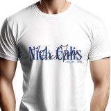 Ανδρική Κοντομάνικη Μπλούζα Λευκή - Nick Galis 'The Signature' Εικόνα 1
