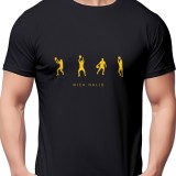 Men's T-Shirt Black - Nick Galis 'Four Figures' Image 1
