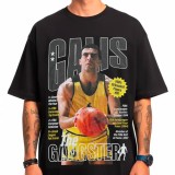 Ανδρική Κοντομάνικη Μπλούζα Μαύρη - Nick Galis 'FIBA Gangster' Εικόνα 1