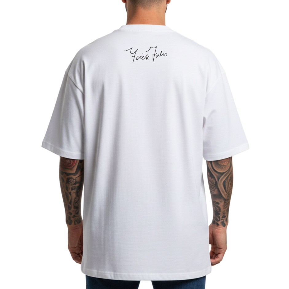 Men's T-Shirt White - Nick Galis 'Court Dreams'