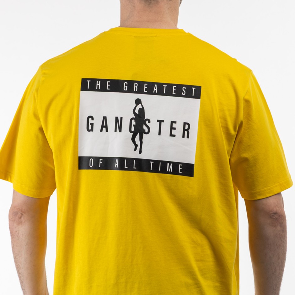 Ανδρική Κοντομάνικη Μπλούζα Κίτρινη - Nick Galis 'The G.O.A.T.'