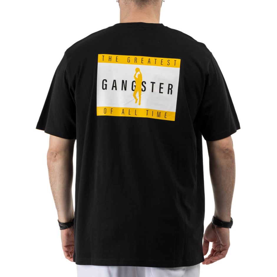 Ανδρική Κοντομάνικη Μπλούζα Μαύρη - Nick Galis 'The G.O.A.T.'