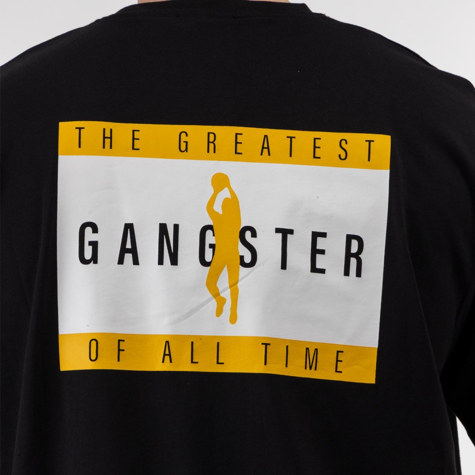 Ανδρική Κοντομάνικη Μπλούζα Μαύρη - Nick Galis 'The G.O.A.T.'