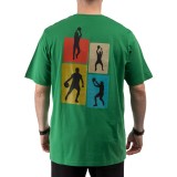 Men's T-Shirt Green - Nick Galis 'Legend Moves' Image 0