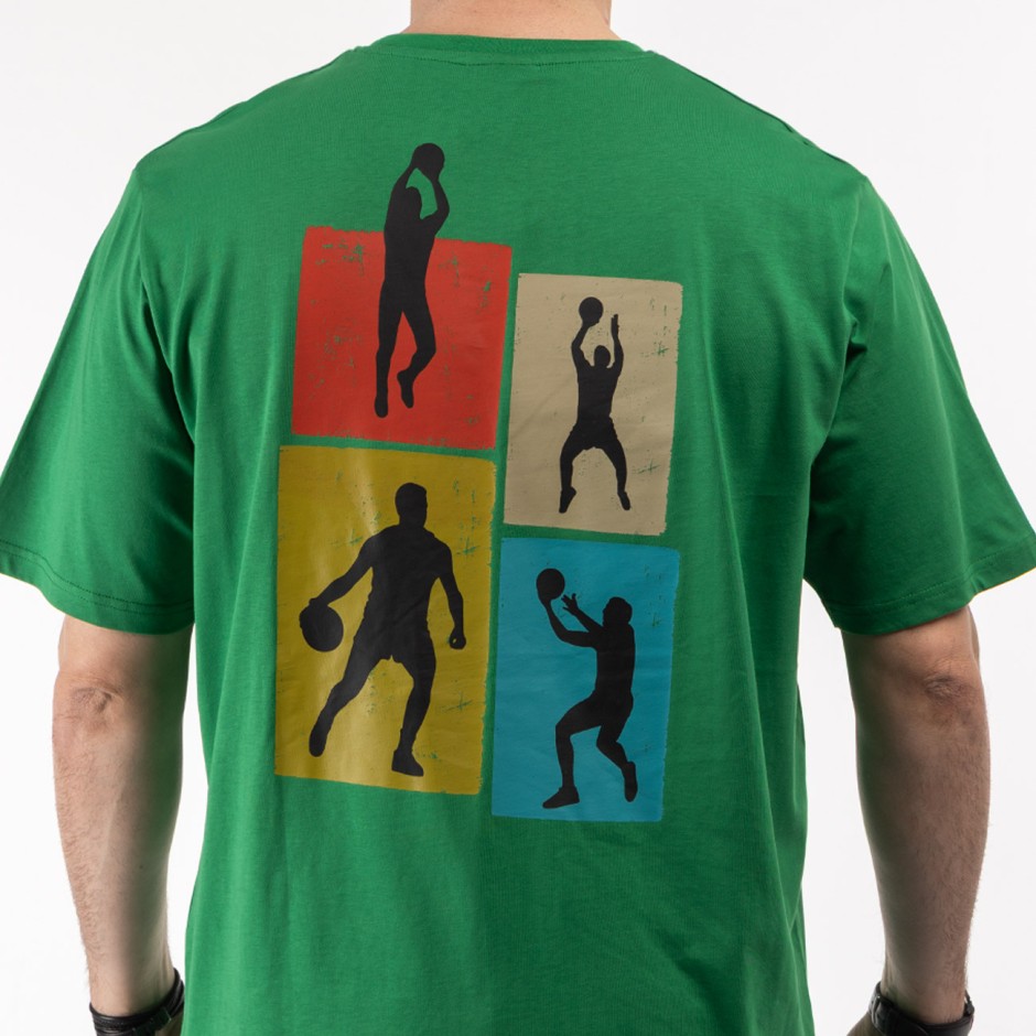 Men's T-Shirt Green - Nick Galis 'Legend Moves'