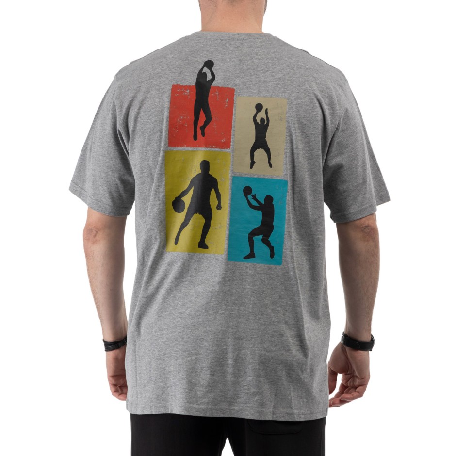 Men's T-Shirt Coal - Nick Galis 'Legend Moves'