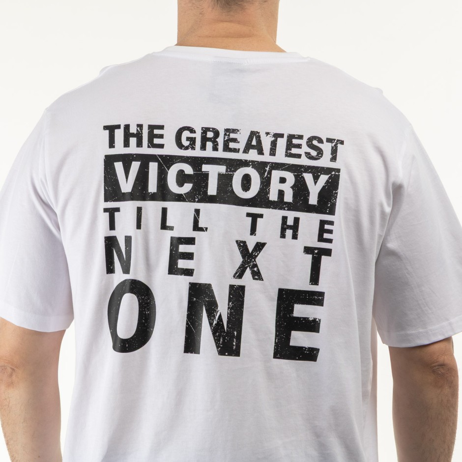 Men's T-Shirt White - Nick Galis 'Saying'