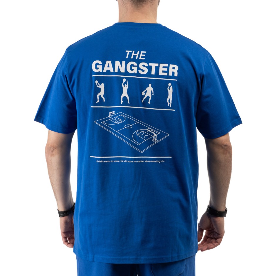 Men's T-Shirt Royal Blue - Nick Galis 'The Gangster's Court'