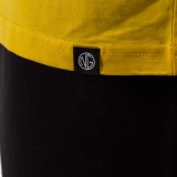 Men's T-Shirt Yellow - Nick Galis 'Gangster's Figure' Image 2