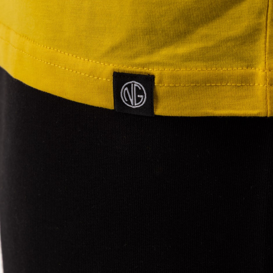 Men's T-Shirt Yellow - Nick Galis 'Gangster's Figure'