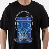 Ανδρική Κοντομάνικη Μπλούζα Μαύρη - Nick Galis 'Basketball' Εικόνα 1