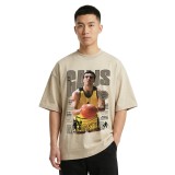 Men's T-Shirt Ecru - Nick Galis 'FIBA Gangster' Image 1