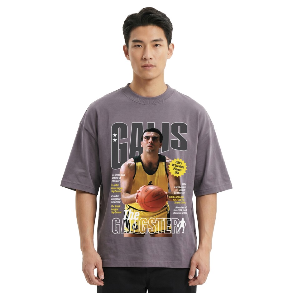 Men's T-Shirt Coal - Nick Galis 'FIBA Gangster'