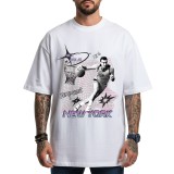 Men's T-Shirt White - Nick Galis 'Court Dreams' Image 