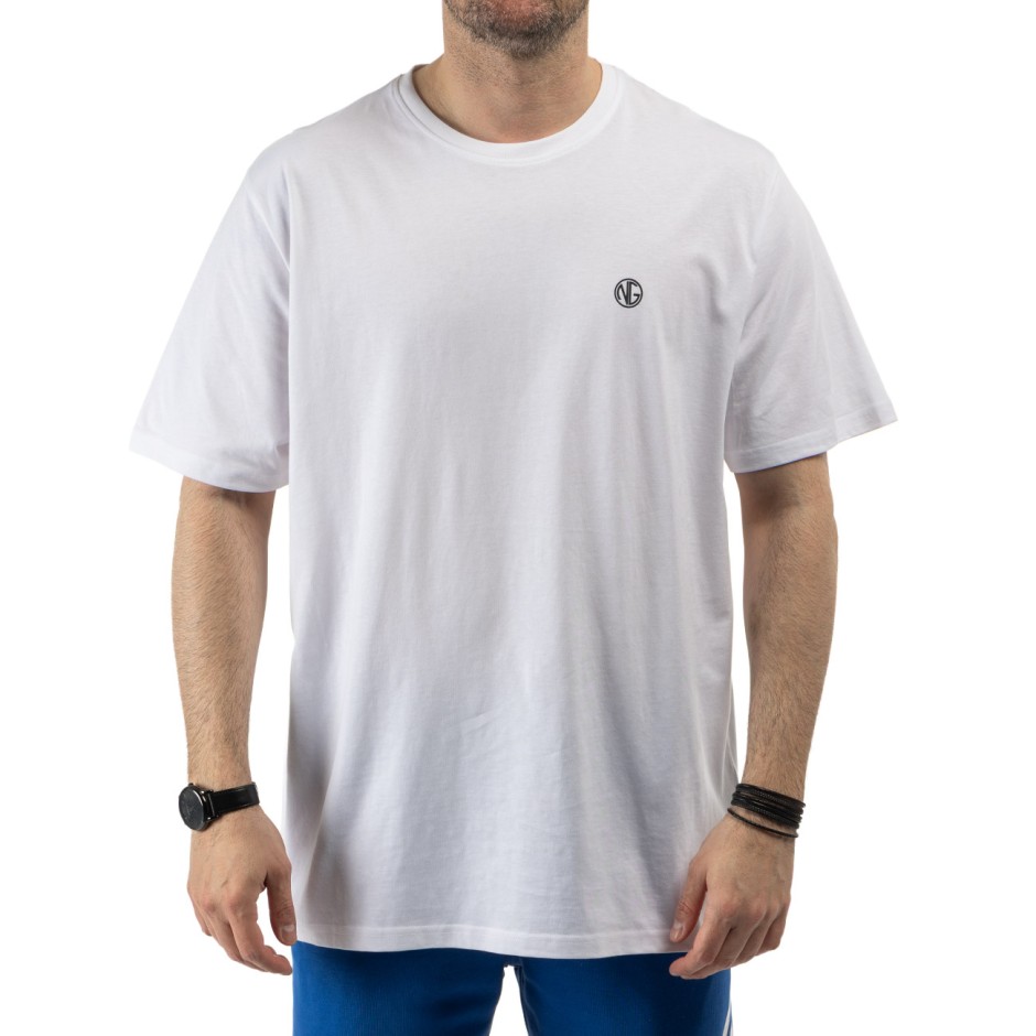 Men's T-Shirt White - Nick Galis 'Saying'