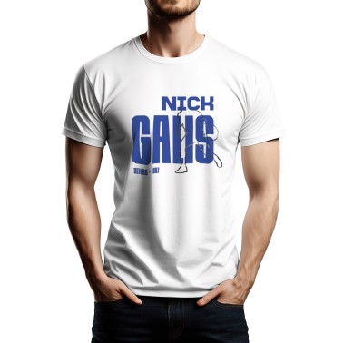 Ανδρική Κοντομάνικη Μπλούζα Λευκή - Nick Galis 'The Basketball Player'