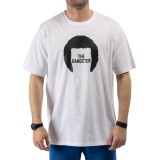 Men's T-Shirt White - Nick Galis 'The Gangster' Image 