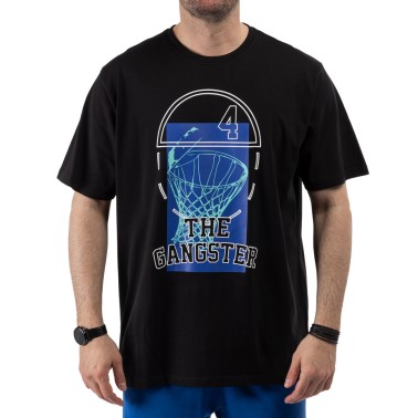 Ανδρική Κοντομάνικη Μπλούζα Μαύρη - Nick Galis 'Basketball'