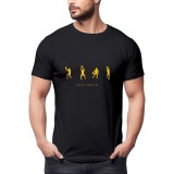 Men's T-Shirt Black - Nick Galis 'Four Figures' Image 