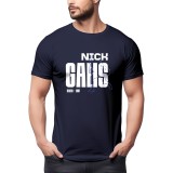 Ανδρική Κοντομάνικη Μπλούζα Μπλε - Nick Galis 'The Basketball Player' Εικόνα 