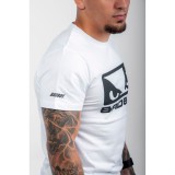 Ανδρική Κοντομάνικη Μπλούζα Λευκή - Bad Boy Logo Classic  Εικόνα 5
