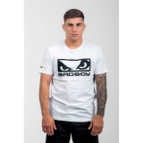Ανδρική Κοντομάνικη Μπλούζα Λευκή - Bad Boy Logo Classic  Εικόνα 7
